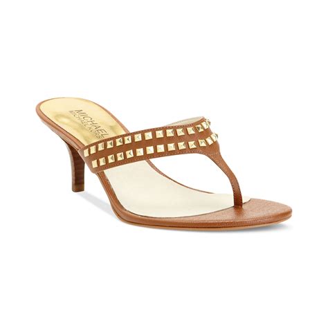 michael kors thong sandals canada|Michael Kors block heel sandals.